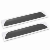 2022–2026 Honda Civic Sedan & Si Rear Bumper Reflector Overlays – Gloss Black or Smoked Tint