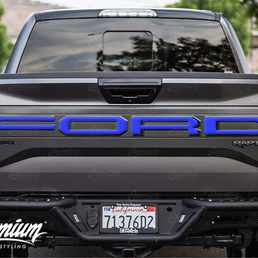 Rear Tailgate Letter Overlay Kit | 17–18 Raptor