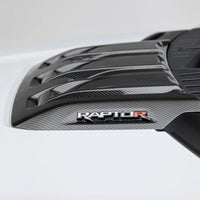 Ford F-150 Raptor R Hood Trim Scoop - Carbon Fiber