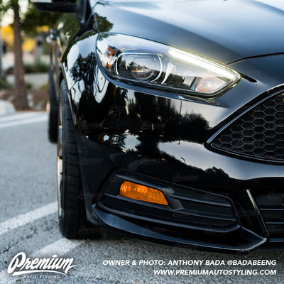 Fog Light Overlay - Amber Tint | 2015-2019 Ford Focus ST