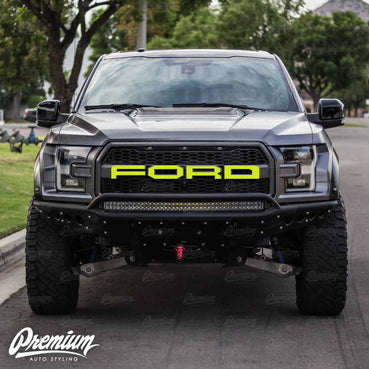 Front Grille Letter Overlay Kit (With Camera)