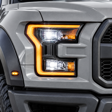 2018-2020 Ford F-150 Raptor Headlight Tint PPF Kit | Clear, Smoked & Yellow
