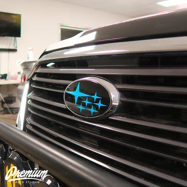 2019-2022 Subaru Ascent Emblem Overlays Front Emblem in Hyper Blue