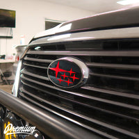 Steering Wheel Emblem in Hyper Blue