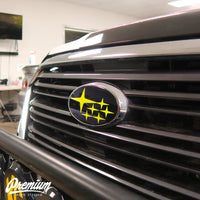 Steering Wheel Emblem in Hyper Blue