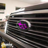 Steering Wheel Emblem in Hyper Blue