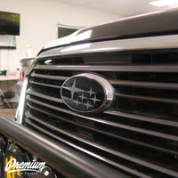 Steering Wheel Emblem in Hyper Blue