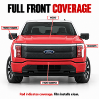 2022–2024 Ford F-150 Lightning Full Front PPF Kit | DIY Precut Clear Paint Protection Film