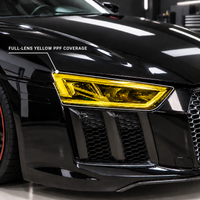 2016–2024 Audi R8 Yellow Headlight PPF Pre-Cut Protection Film Kit