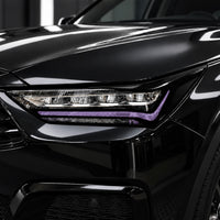 2022–2026 Acura MDX Gloss Black Amber Delete + Purple DRL Tint Overlays – Pre-Cut Vinyl Kit