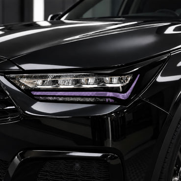 2022–2026 Acura MDX Gloss Black Amber Delete + Purple DRL Tint Overlays – Pre-Cut Vinyl Kit