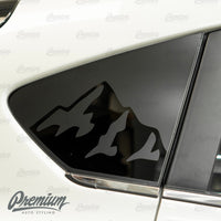 Full Mtn. Range Quarter Window DECAL