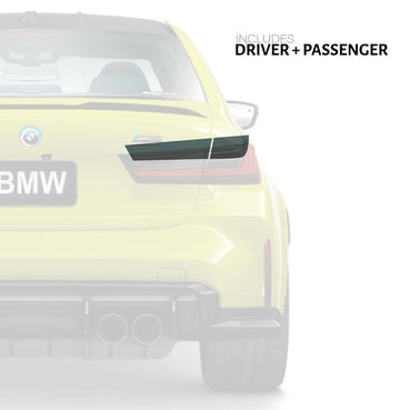 2021-2025 BMW G80 M3 Tail Light Smoke Tint Overlays