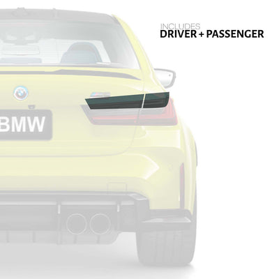Pre-Cut Smoked Tail Light Overlay | 2021-2025 BMW G80 M3