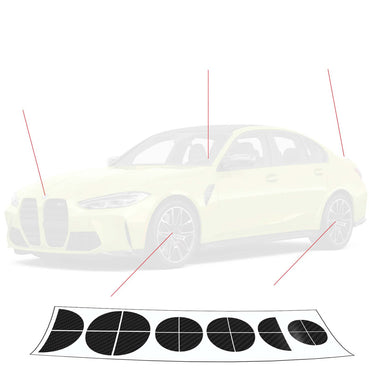 2021-2025 BMW G80 M3 Roundel Overlay Decals