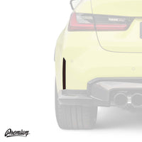 Pre-Cut Rear Bumper Reflector Overlays |  2021-2025 BMW G80 M3 G82 M4