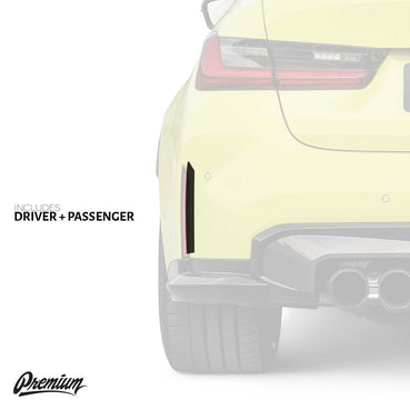 2021-2025 BMW G80 M3 Rear Bumper Reflector Overlays