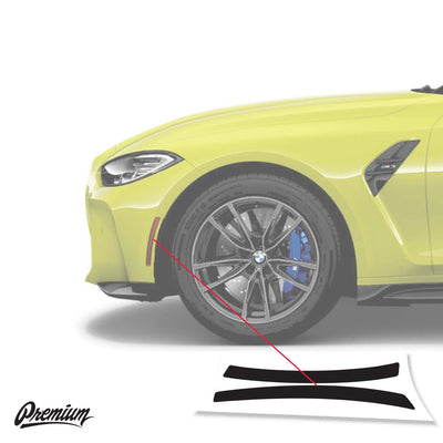 Pre-Cut Smoked Side Marker Overlays | 2021-2024 BMW M3/M4 G80 G82