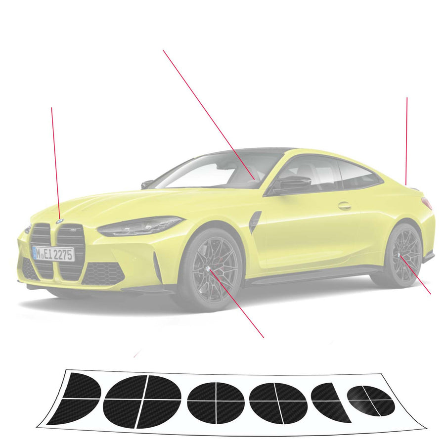 Roundel Overlay DECAL | 2021-2025 BMW G82 M4