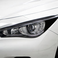 Headlight Amber Delete - Gloss Black  | Infiniti Q50 (2014-2019)