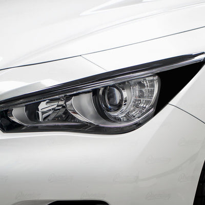 Headlight Amber Delete - Gloss Black  | Infiniti Q50 (2014-2019)