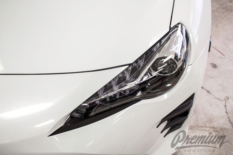 Under Eyelid Front Bumper Vinyl Accent - Gloss Black | 2017-2018 Toyota GT86