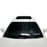 Universal Fit | GLOSS BLACK Window Banner - Blank ( No Logo )