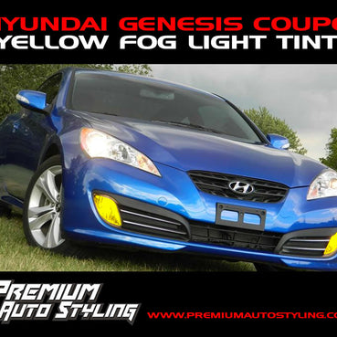 Pre-Cut Fog Light Vinyl Overlays | 2009-2012 Genesis Coupe