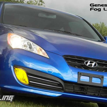 Pre-Cut Fog Light Vinyl Overlays | 2009-2012 Genesis Coupe