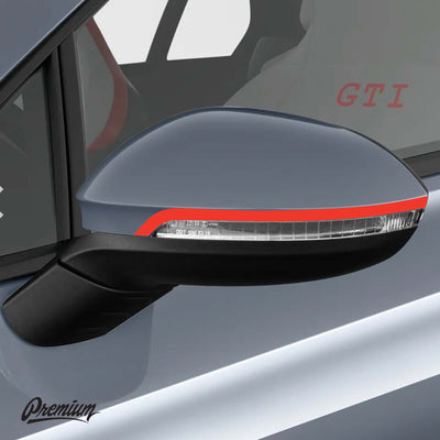 Pre-Cut Mirror Accent Pin Stripe Kit | 2022+ GTI,2022+ GOLF R