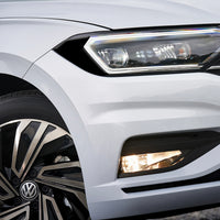 Headlight Amber Delete Overlay  - Gloss Black | 2019-2023 Volkswagen Jetta