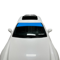 Universal Fit | GLOSS LIGHT BLUE Window Banner - Blank ( No Logo )