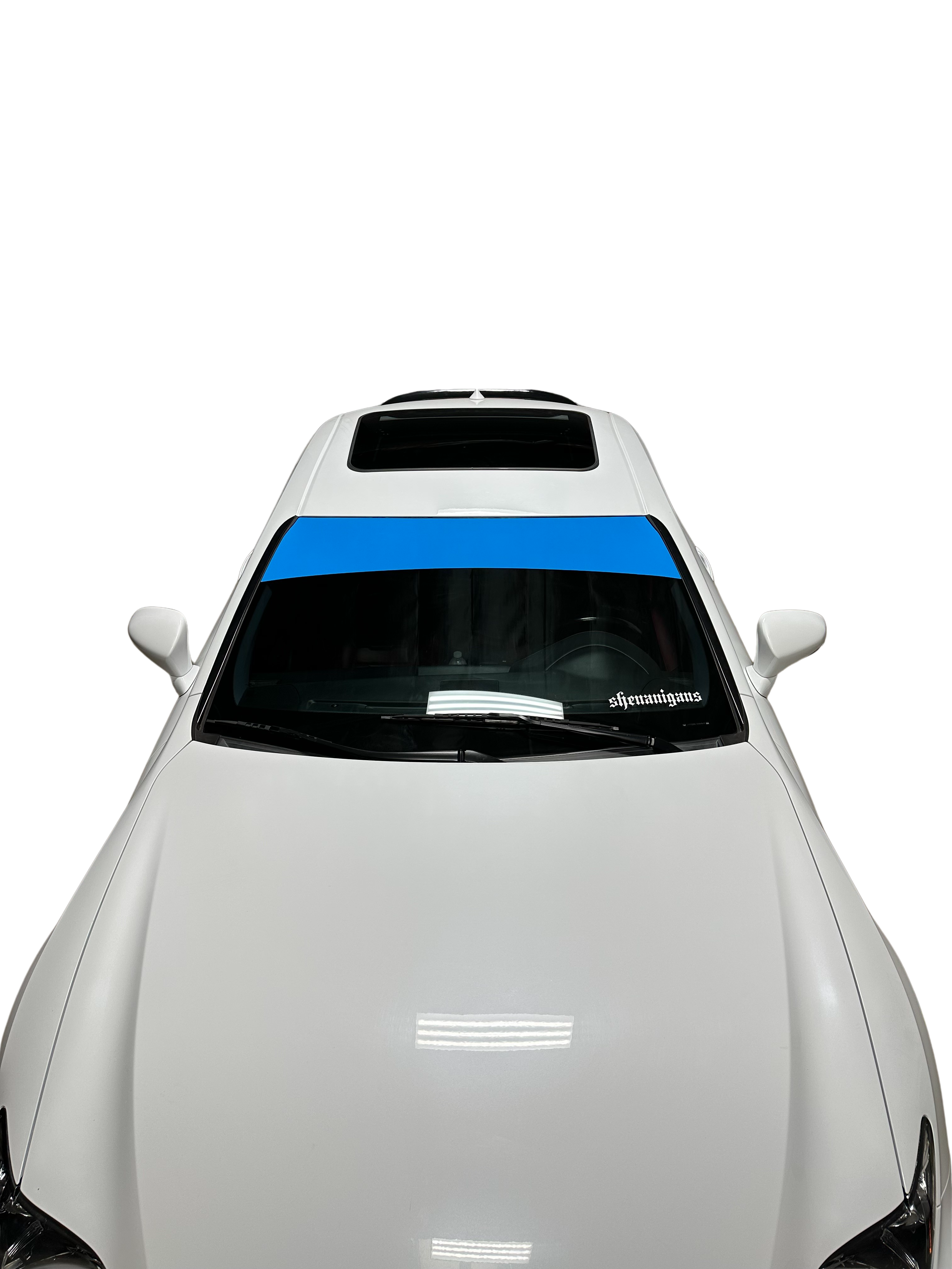 Universal Car Sun Strip (Gloss Pale Blue (Baby Blue Universal Car Sun Strip (Gloss Pale Blue (Baby Blue