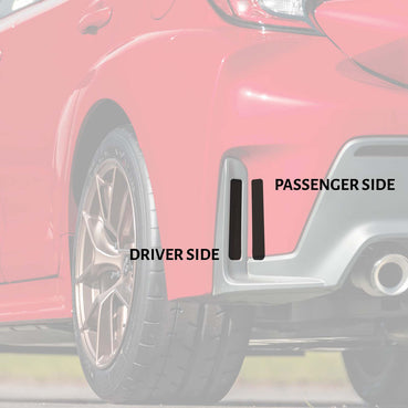 2023-2026 Toyota GR Corolla Rear Bumper Reflector Tint Overlays