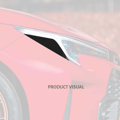 Carbon Fiber Headlight Side Marker Overlays - 2023+ GR Corolla