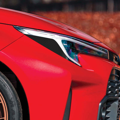 Carbon Fiber Headlight Side Marker Overlays - 2023+ GR Corolla