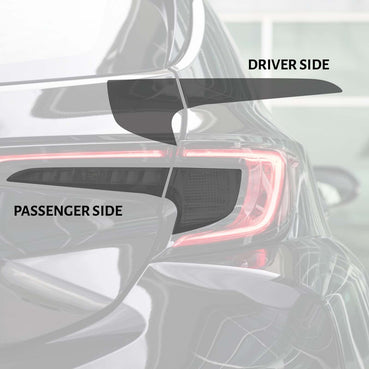 2023-2026 Toyota GR Corolla Tail Light Tint Overlay Kit - Smoke Tint