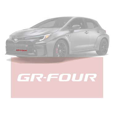GR-Four Intercooler Paint Stencil - Reverse Cut