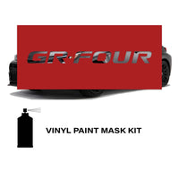 GR-Four Intercooler Paint Stencil - Reverse Cut