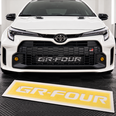 Toyota GR Corolla GR-FOUR Intercooler Paint Stencil | Reverse-Cut Vinyl