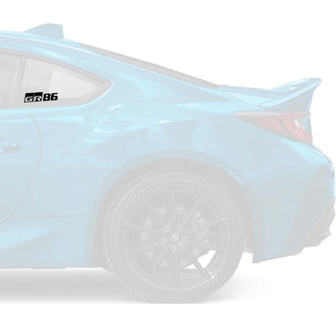 TOYOTA GR86 DECAL Set 5" - Choose your Color