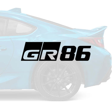 TOYOTA GR86 DECAL Set 5" - Choose your Color