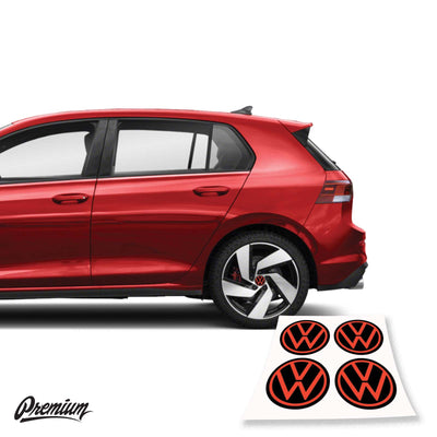 VW Wheel Cap Overlays (62MM) - Universal