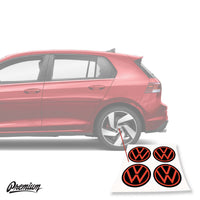 VW Wheel Cap Overlays (62MM) - Universal