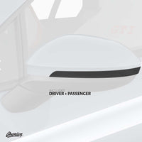 Smoked Mirror Signal Tint Overlays | 2022+ VW GTI,2022+ VW Golf R,2019-2023 VW Arteon,