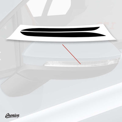 Smoked Mirror Signal Tint Overlays | 2022+ VW GTI,2022+ VW Golf R,2019-2023 VW Arteon,
