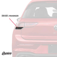 Smoked Tail Light Turn Signal Overlays | |MK8 2022+ GTI,2022+ Golf R