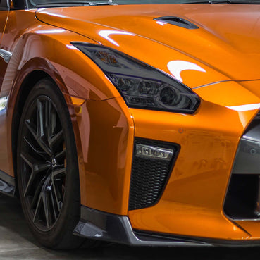 Nissan GTR Smoked PPF Headlight Pre-Cut (2017-2025)