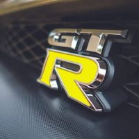 Front & Rear GTR Badge Emblem Inlay Set - (Choose Your Color) | 2009-2025 Nissan GTR