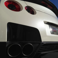 Rear Bumper Accent Exhaust Guard Vinyl Overlays | 2009-2016 Nissan GTR